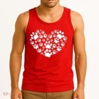 Paws Of Heart Tank Top thumb 3