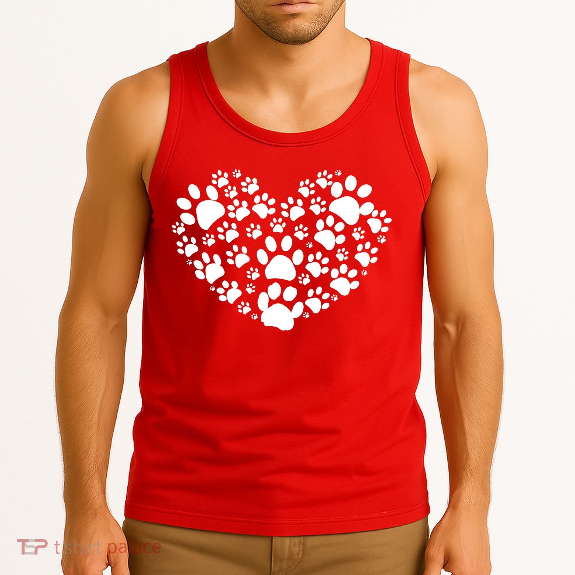 Paws Of Heart Tank Top