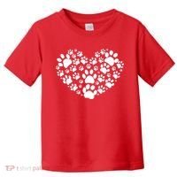 Paws Of Heart Toddler T-Shirt thumb 0