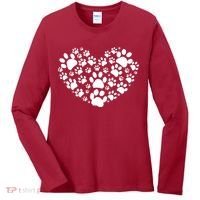 Paws Of Heart Women's Long Sleeve Shirt thumb 0