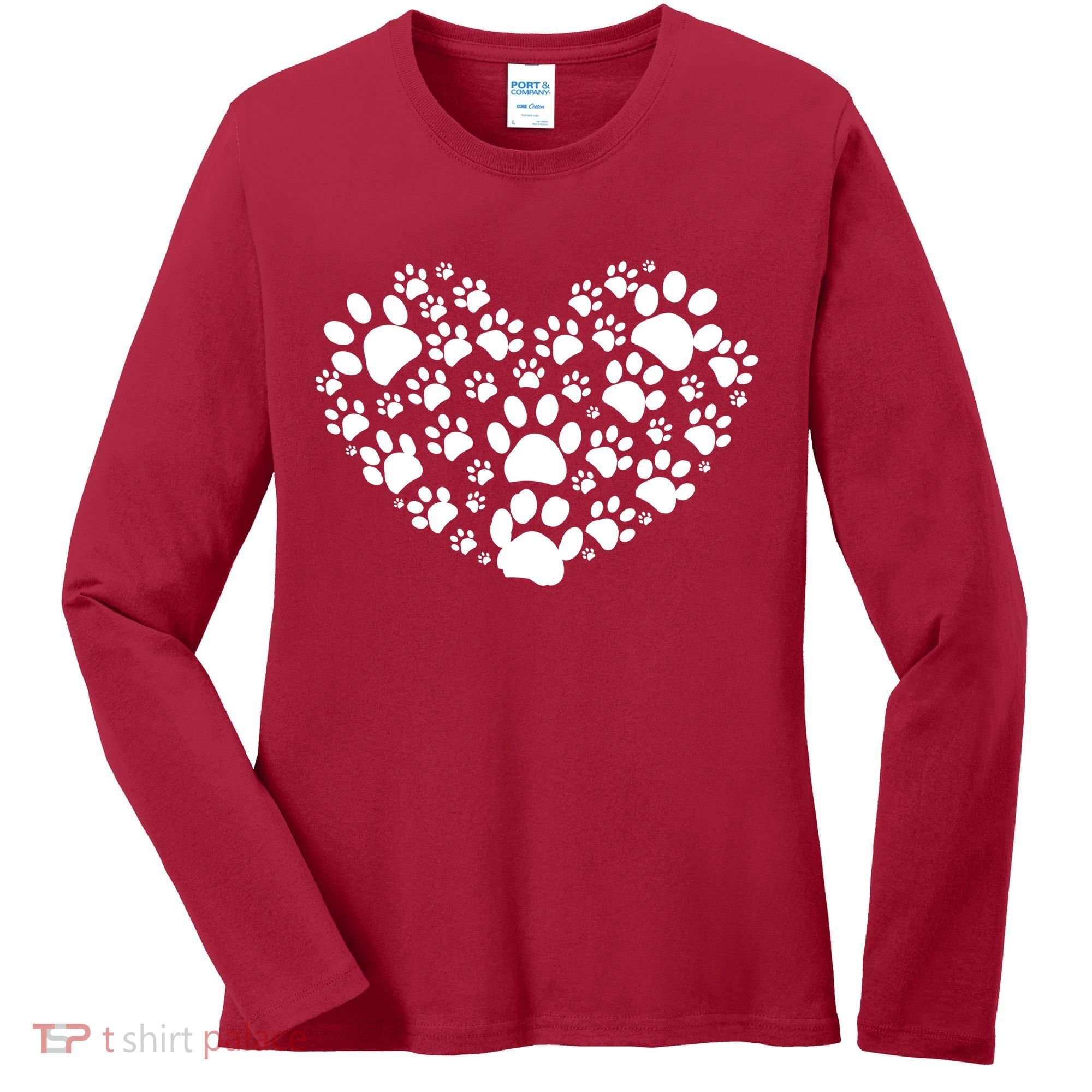 Paws Of Heart Women's Long Sleeve Shirt