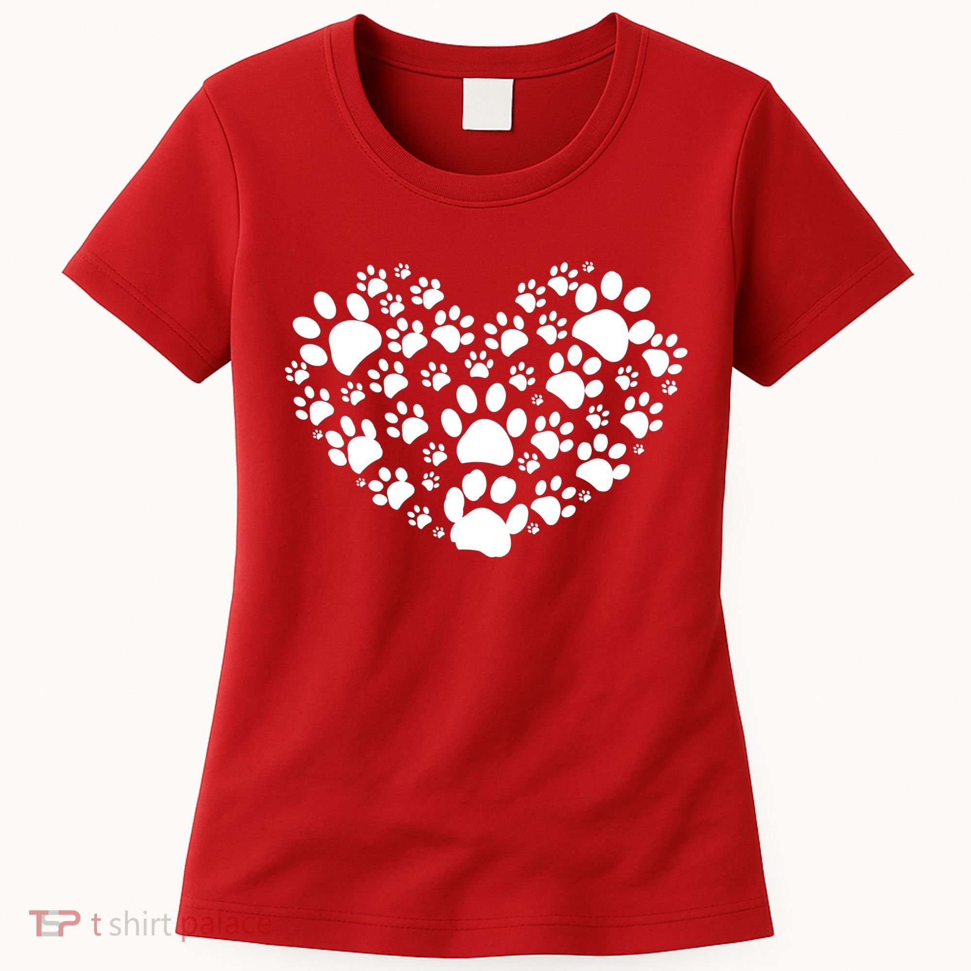 Paws Of Heart Women's T-Shirt