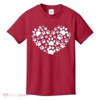Paws Of Heart Kids T-Shirt thumb 0
