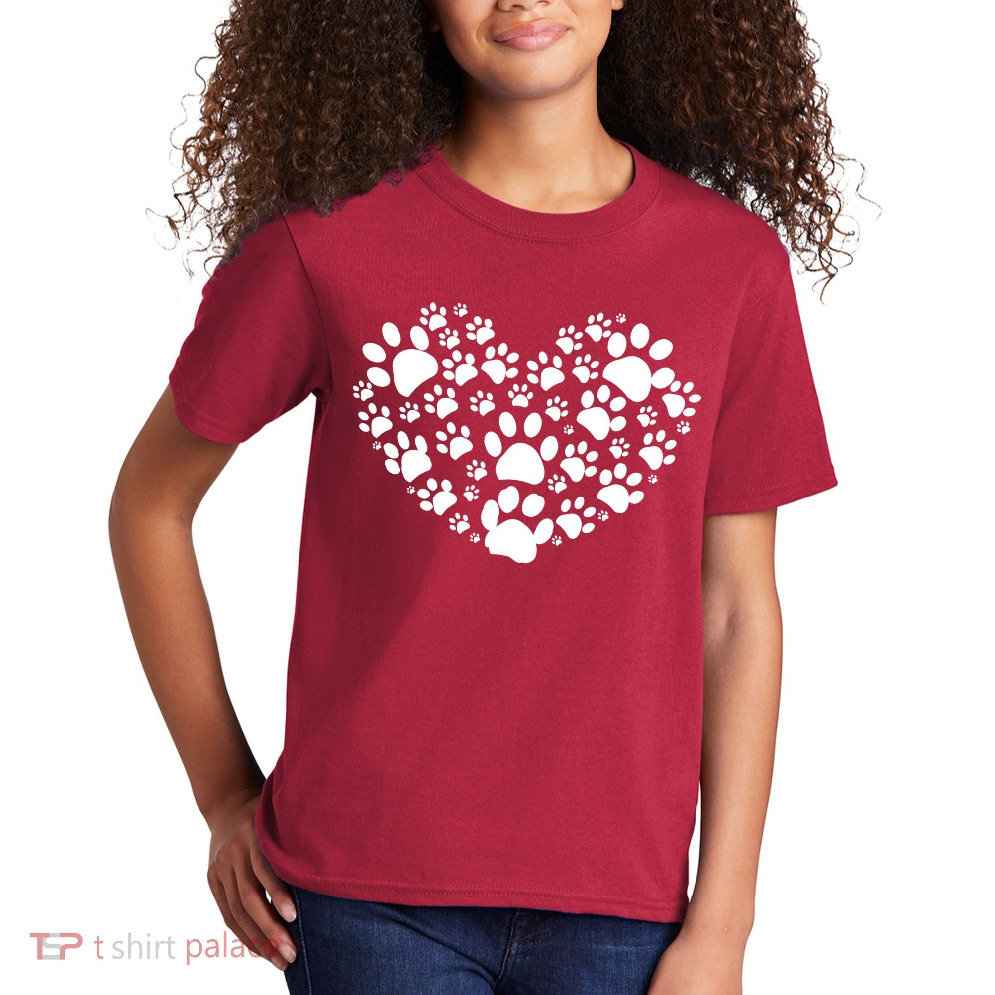 Paws Of Heart Kids T-Shirt