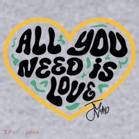 Packer All You Need Is Love 10 Women's Racerback Cropped Tank thumb 2
