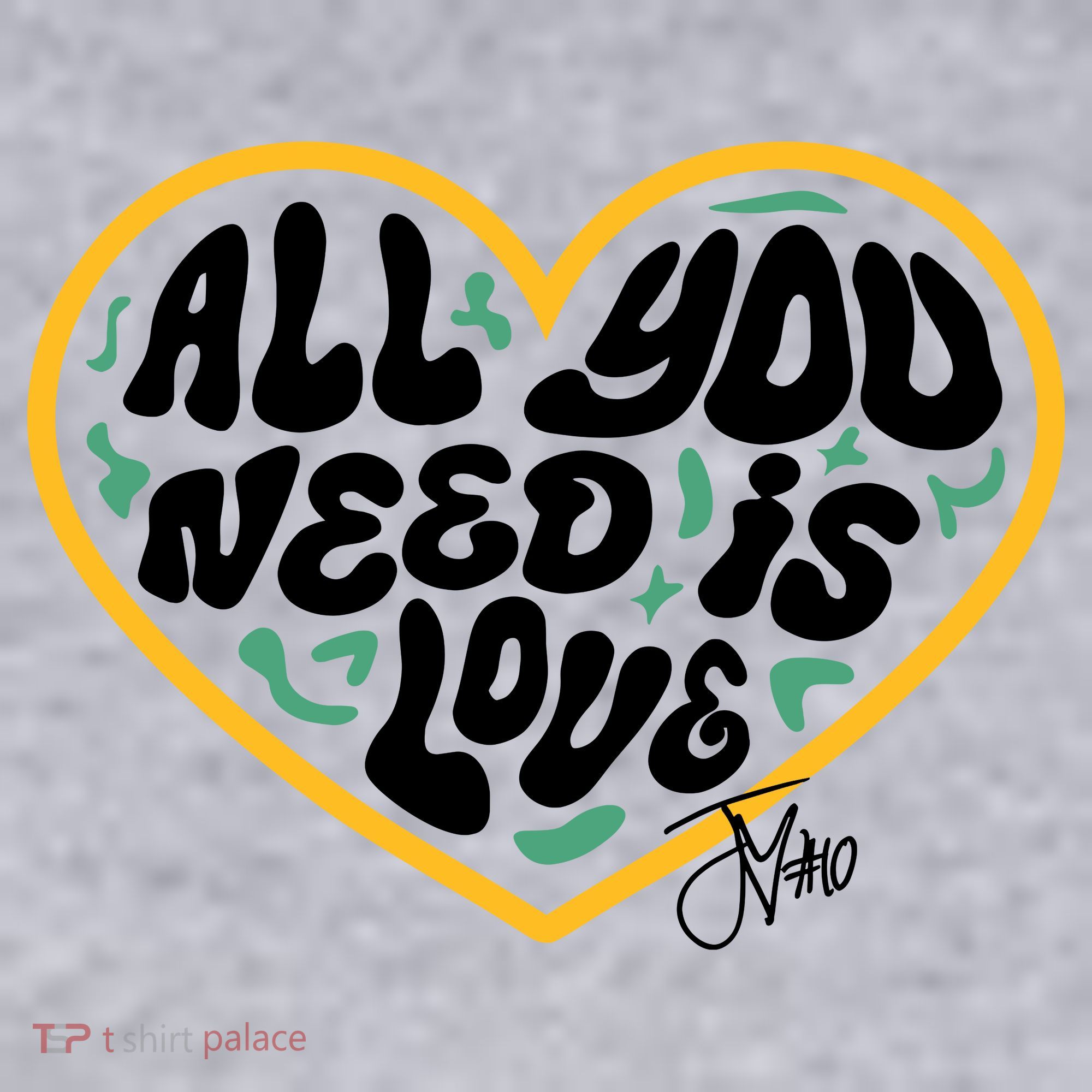 Packer All You Need Is Love 10 Women's Racerback Cropped Tank