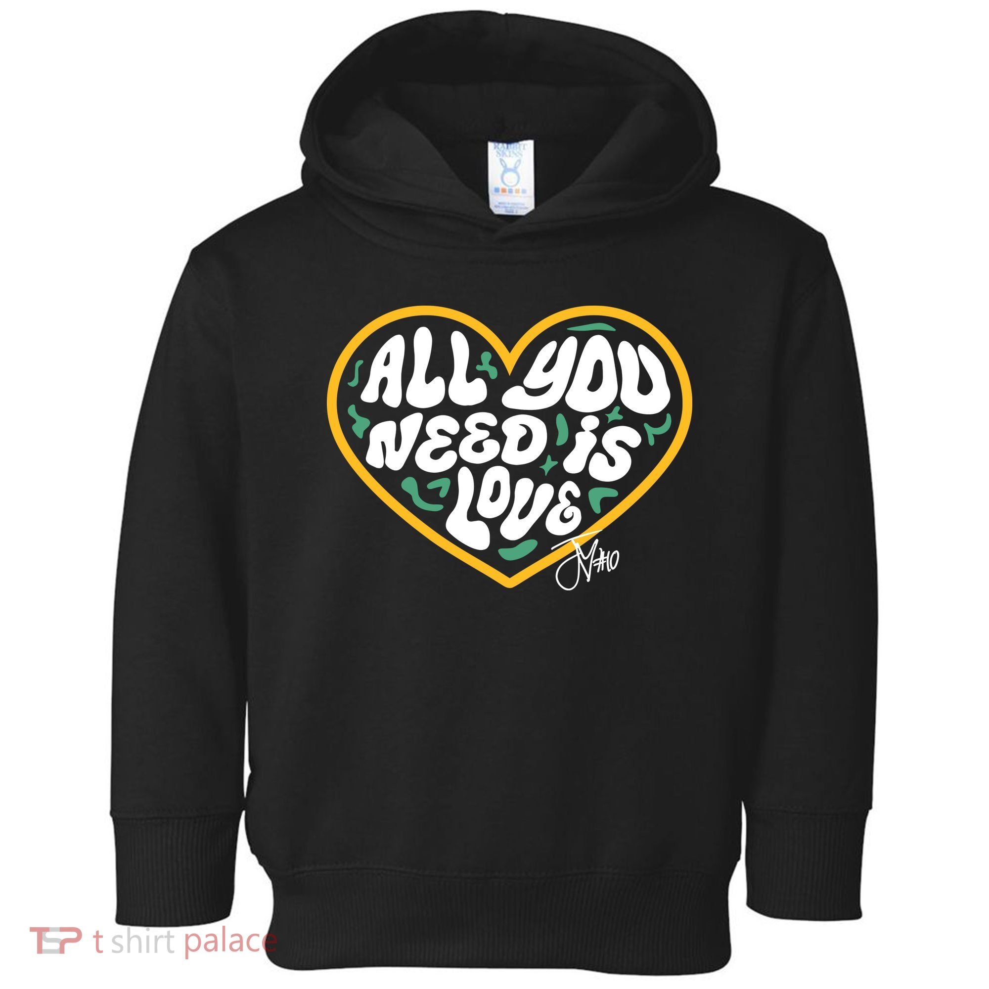 Packer All You Need Is Love 10 Toddler Hoodie