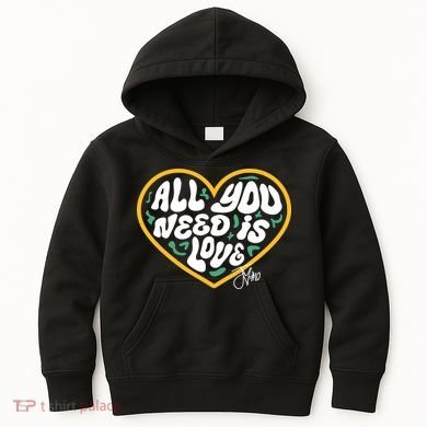 Packer All You Need Is Love 10 Kids Hoodie