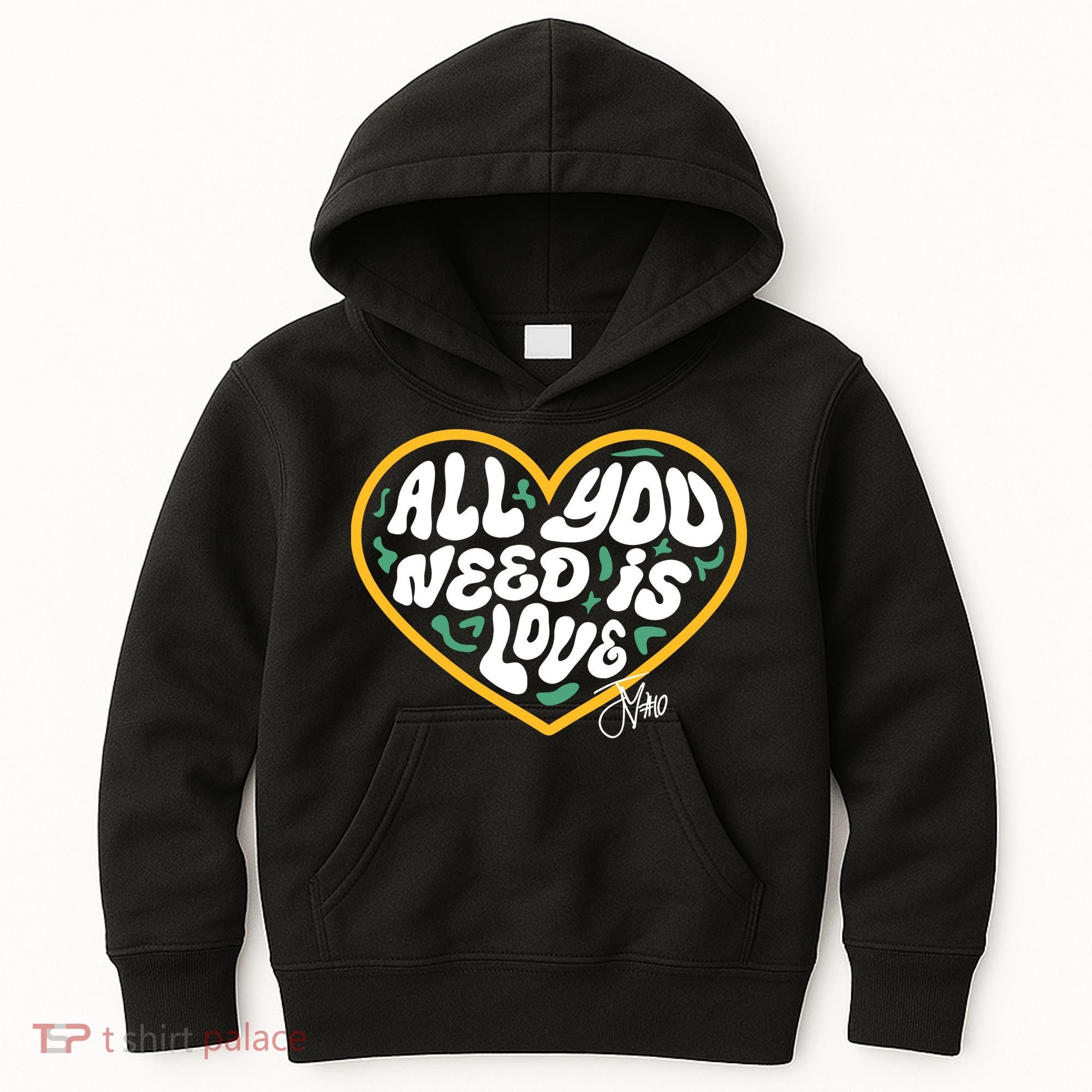 Packer All You Need Is Love 10 Kids Hoodie