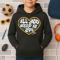 Packer All You Need Is Love 10 Kids Hoodie thumb 2