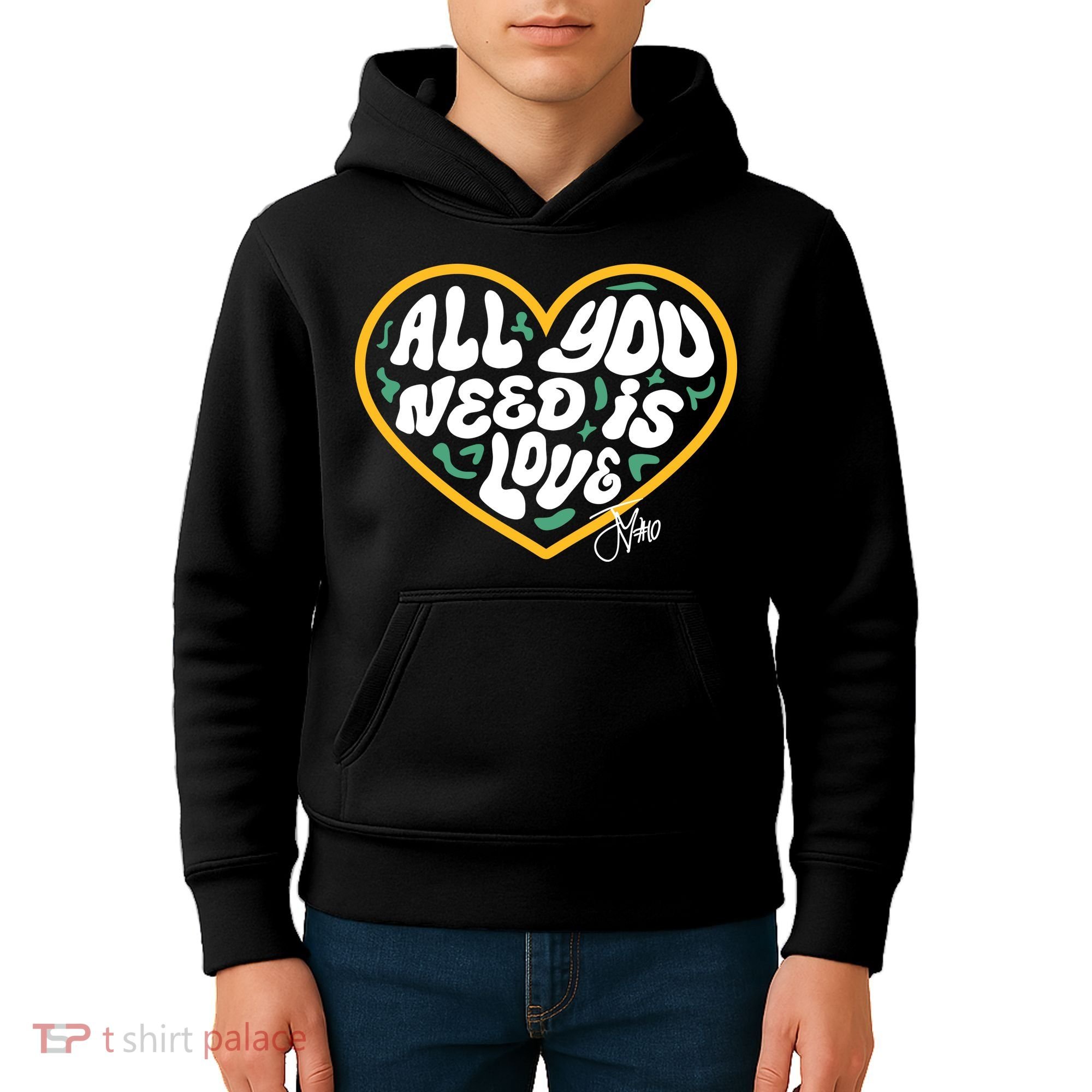 Packer All You Need Is Love 10 Kids Hoodie
