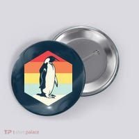 Penguin Animal Zookeeper Gifts Button thumb 0