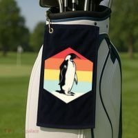 Penguin Animal Zookeeper Gifts Golf Towel thumb 2