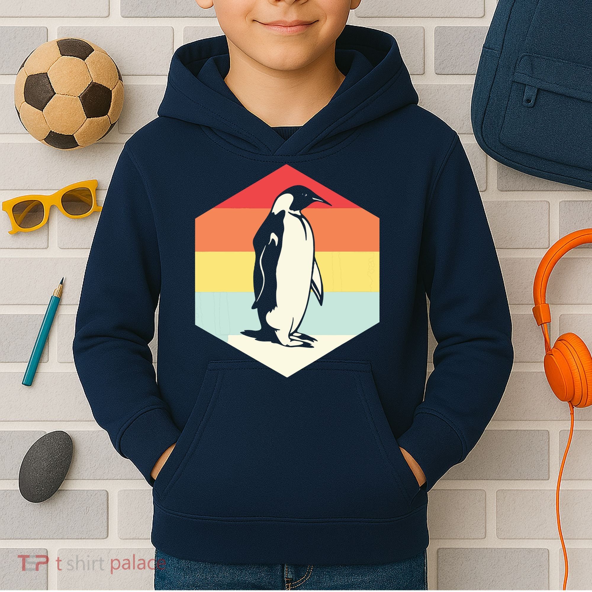 Penguin Animal Zookeeper Gifts Kids Hoodie