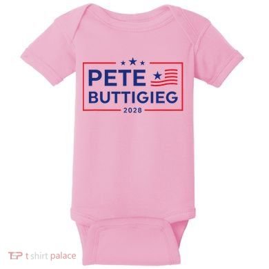 Pete Buttigieg 2028 For President Election Campaign  Baby Bodysuit