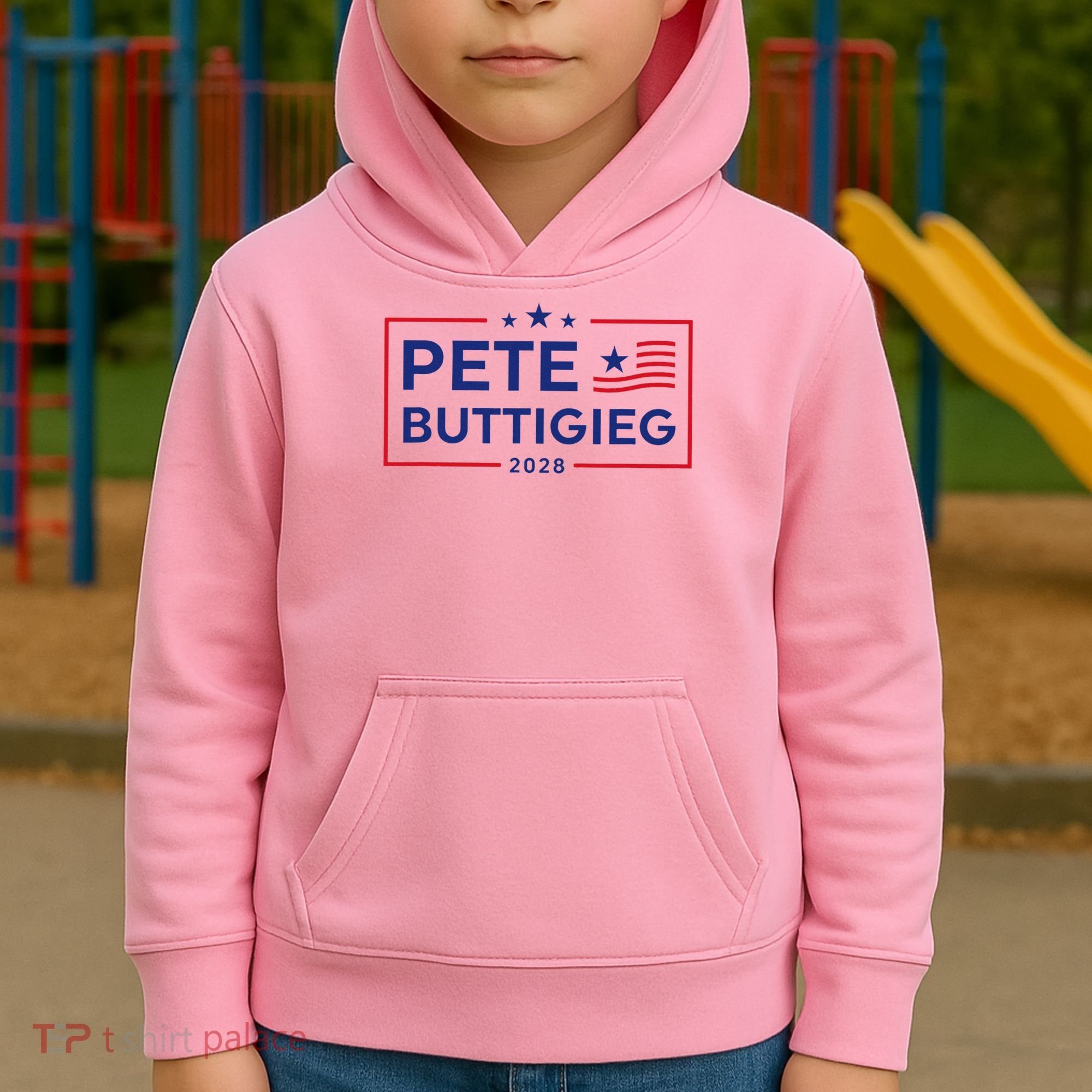 Pete Buttigieg 2028 For President Election Campaign  Kids Hoodie
