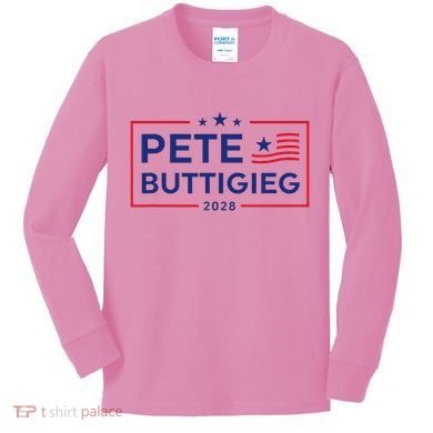 Pete Buttigieg 2028 For President Election Campaign  Kids Long Sleeve Shirt