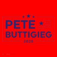 Pete Buttigieg 2028 For President Election Campaign  Santa Hat thumb 1