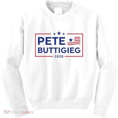 Pete Buttigieg 2028 For President Election Campaign  Kids Sweatshirt