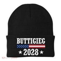 Pete Buttigieg 2028 Presidential Election Usa Flag Democrats Beanie thumb 0