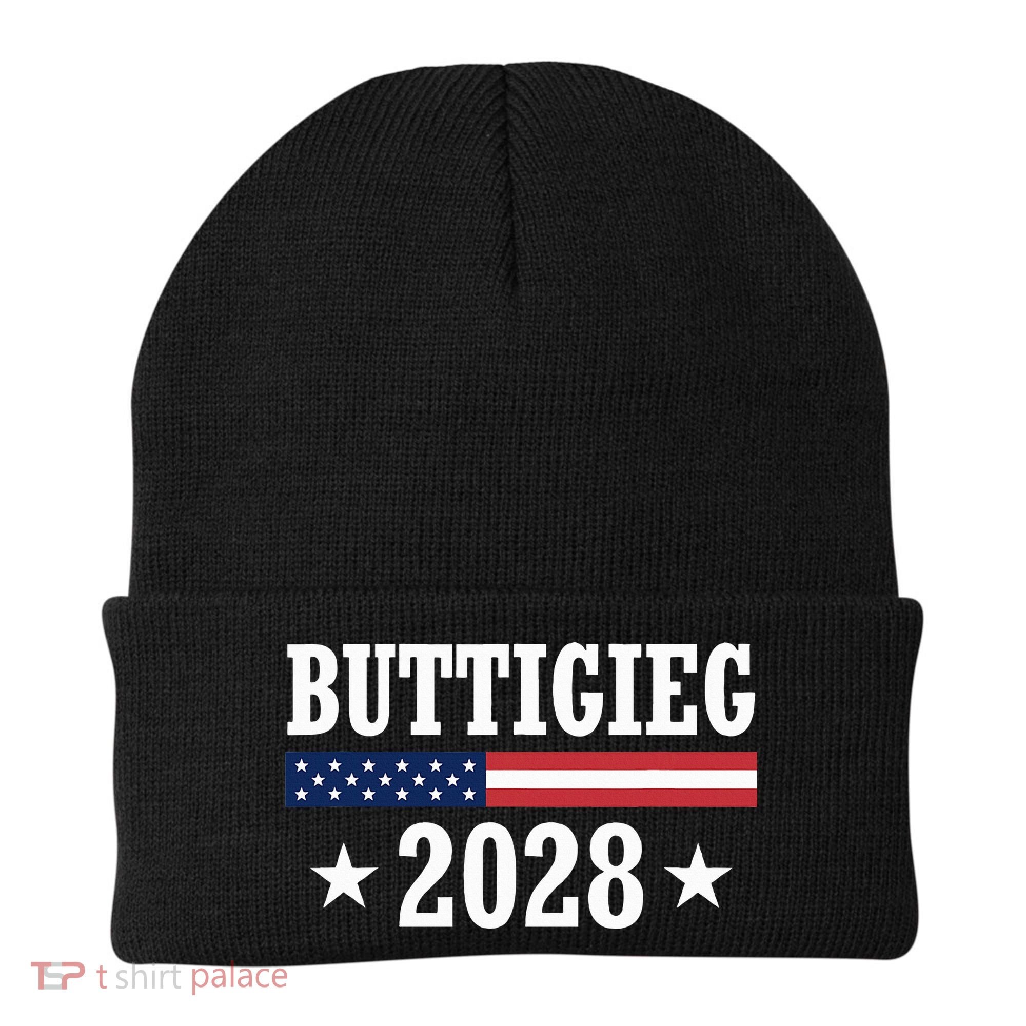 Pete Buttigieg 2028 Presidential Election Usa Flag Democrats Beanie