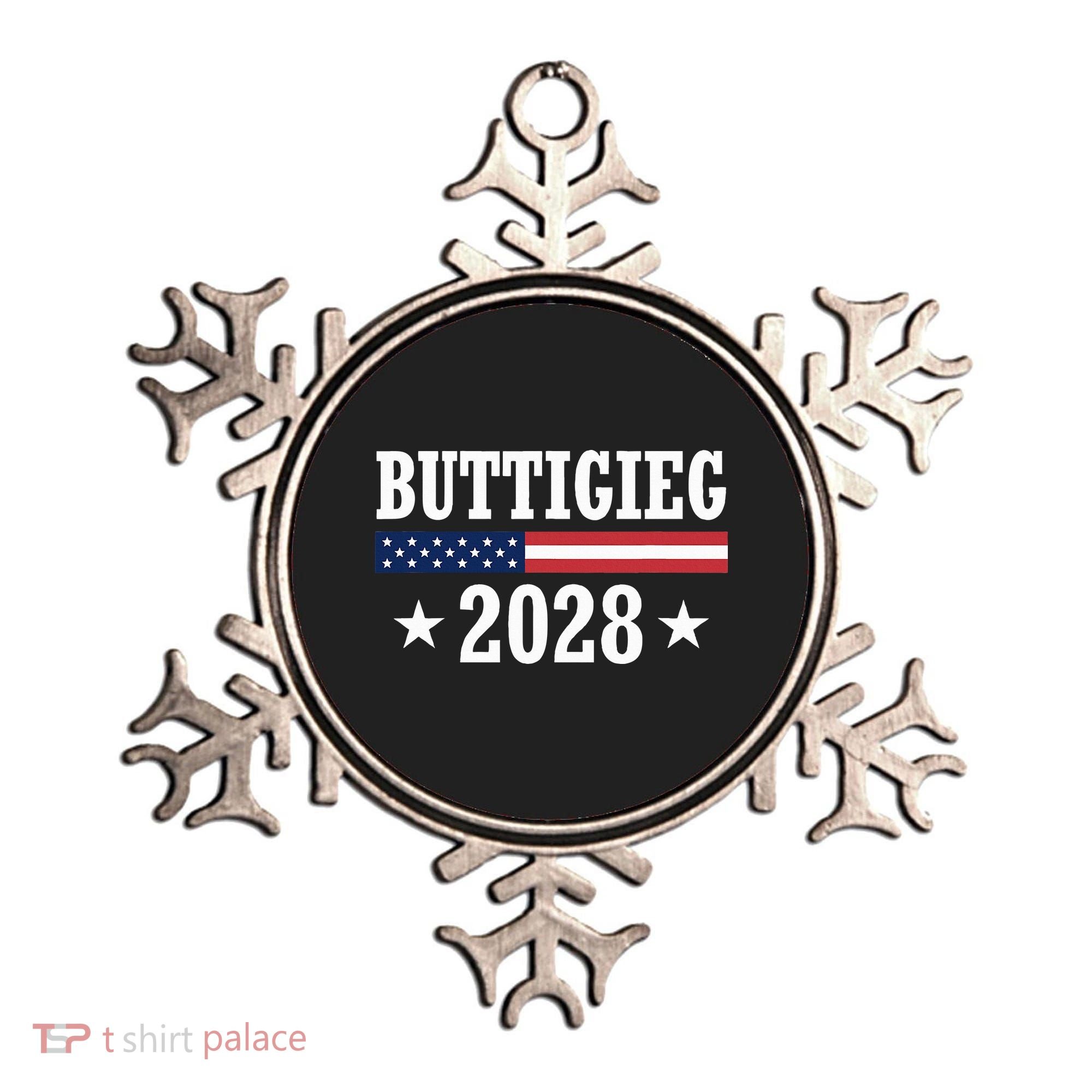 Pete Buttigieg 2028 Presidential Election Usa Flag Democrats Ornament