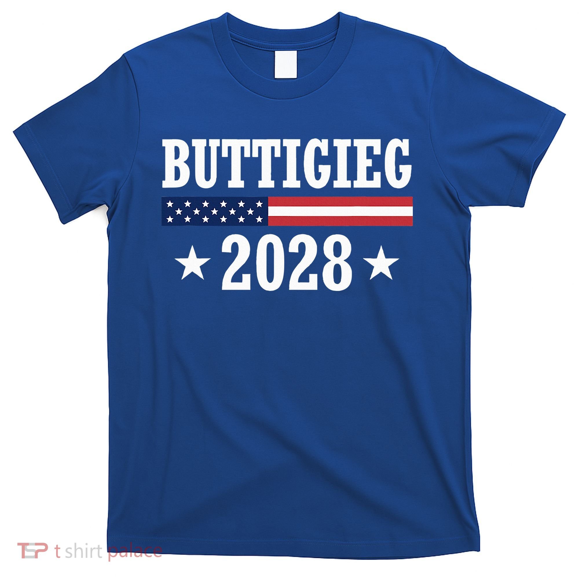 Pete Buttigieg 2028 Presidential Election Usa Flag Democrats T-Shirt