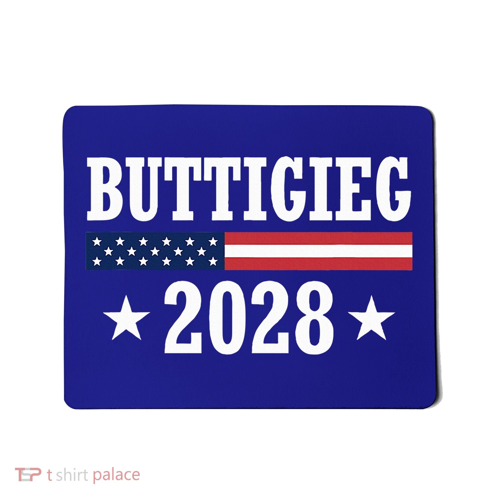 Pete Buttigieg 2028 Presidential Election Usa Flag Democrats Mousepad