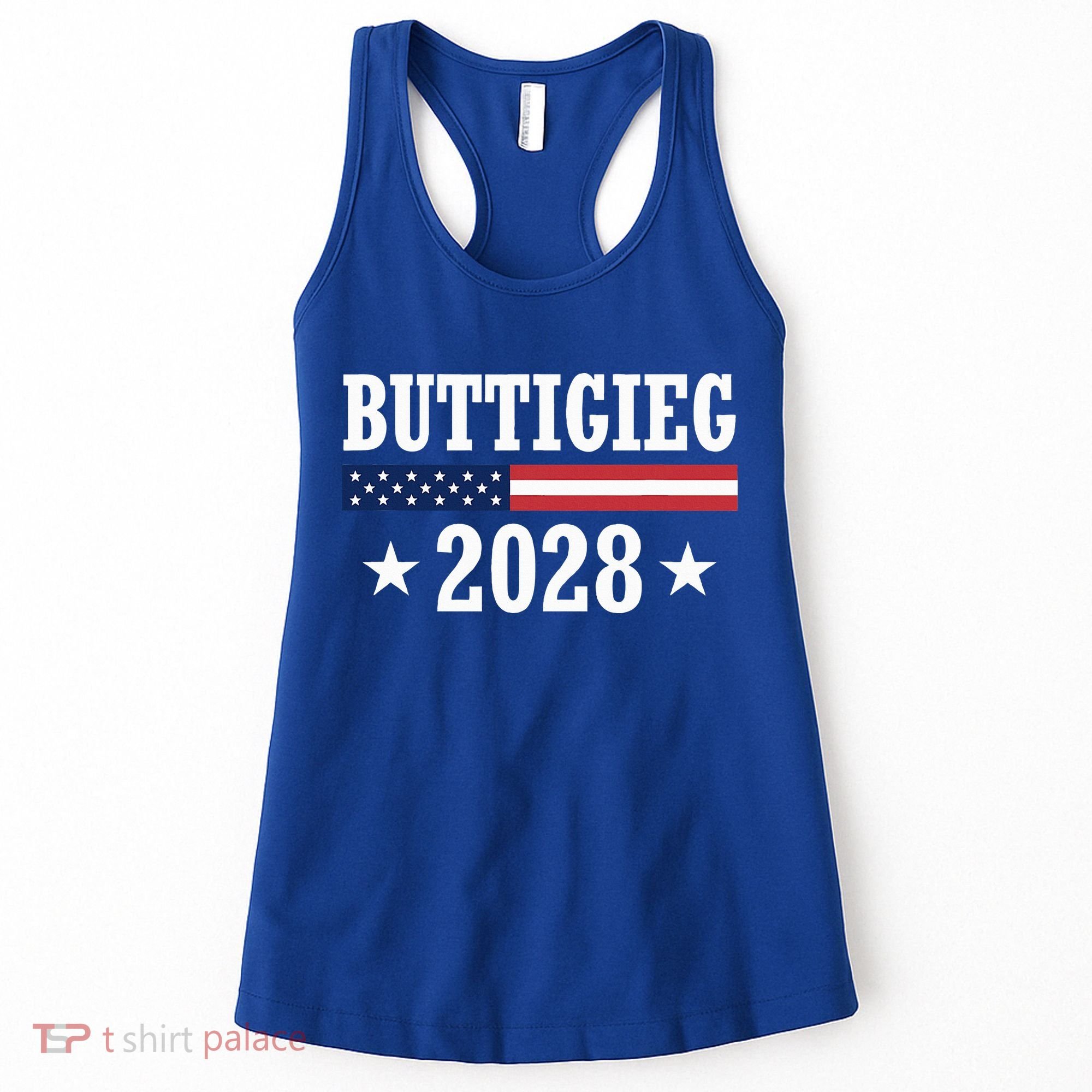 Pete Buttigieg 2028 Presidential Election Usa Flag Democrats Women's Tank Top