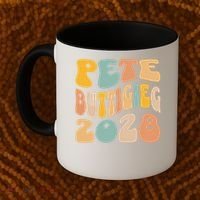 Pete Buttigieg 2028 For President Resist Wavy Election Coffee Mug thumb 2