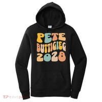Pete Buttigieg 2028 For President Resist Wavy Election Women's Hoodie thumb 0