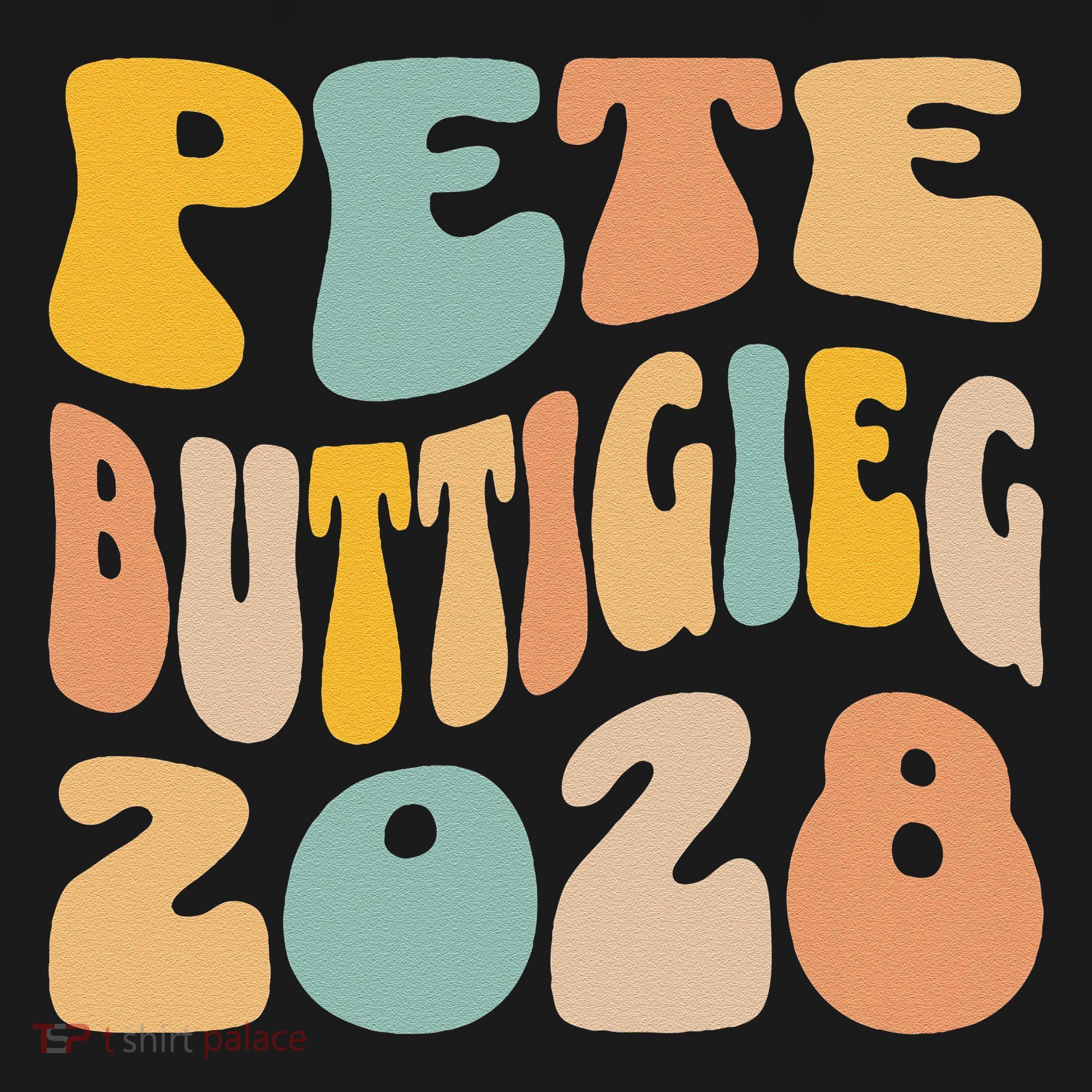 Pete Buttigieg 2028 For President Resist Wavy Election Women's Hoodie