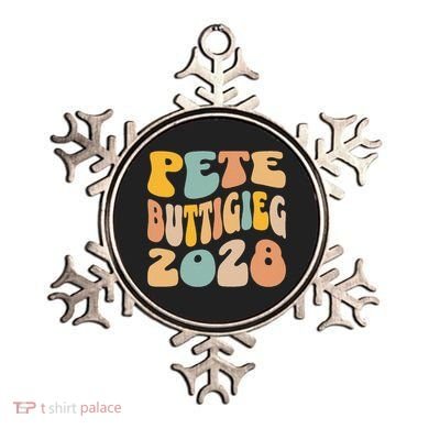 Pete Buttigieg 2028 For President Resist Wavy Election Ornament