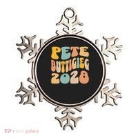 Pete Buttigieg 2028 For President Resist Wavy Election Ornament thumb 0