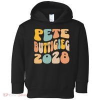 Pete Buttigieg 2028 For President Resist Wavy Election Toddler Hoodie thumb 0