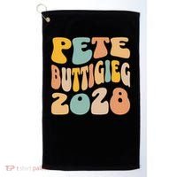 Pete Buttigieg 2028 For President Resist Wavy Election Golf Towel thumb 0