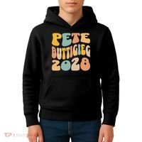 Pete Buttigieg 2028 For President Resist Wavy Election Kids Hoodie thumb 4
