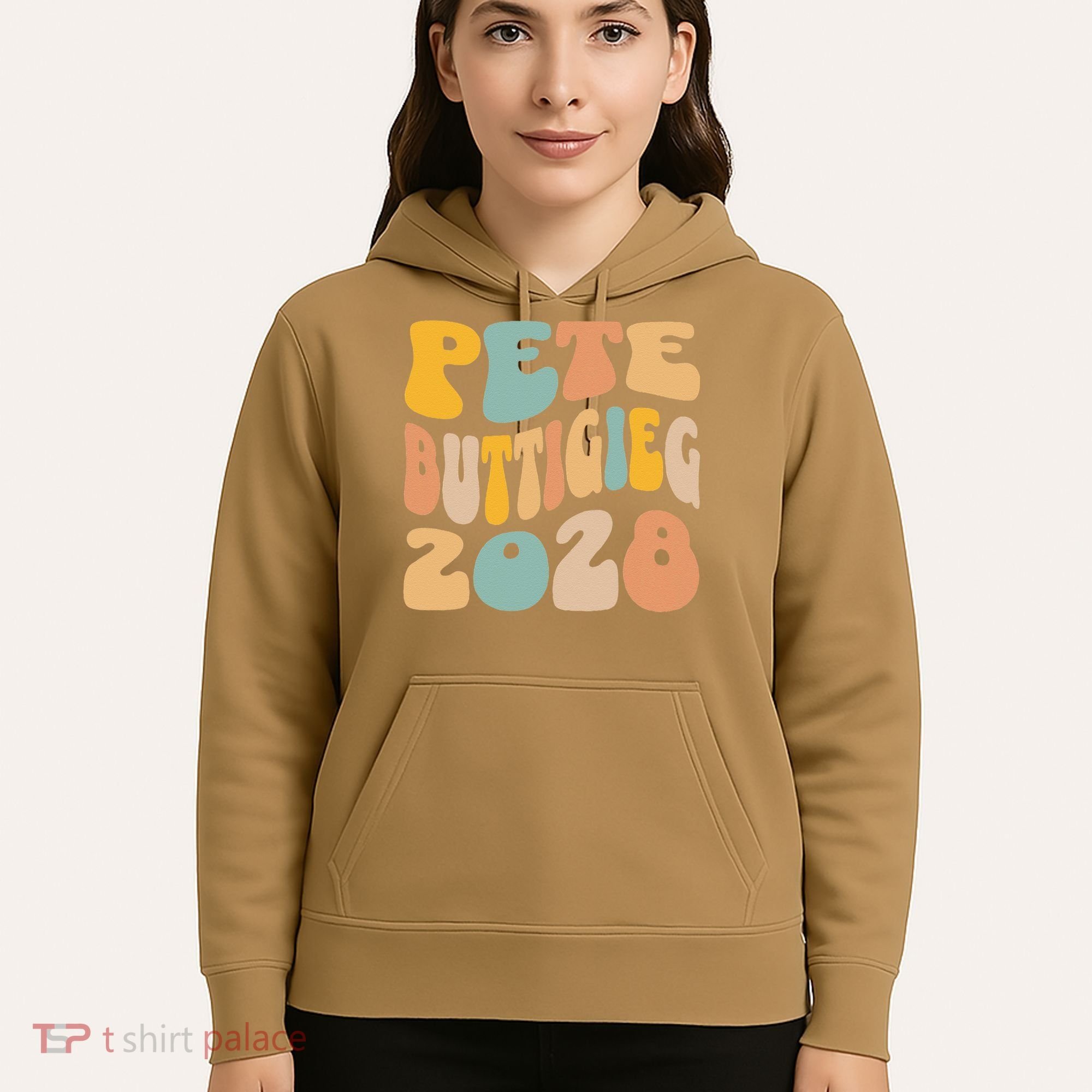 Pete Buttigieg 2028 For President Resist Wavy Election Hoodie