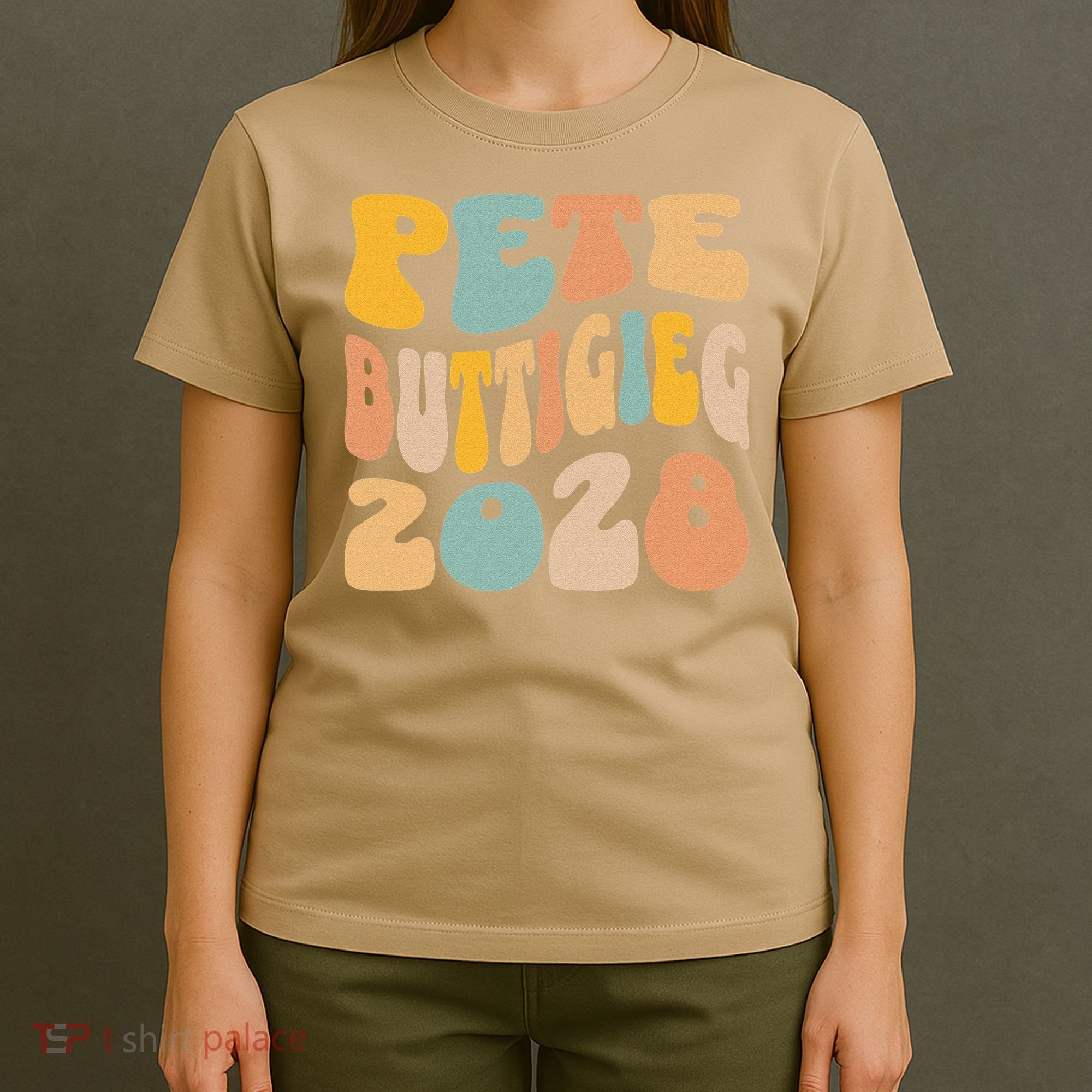Pete Buttigieg 2028 For President Resist Wavy Election T-Shirt