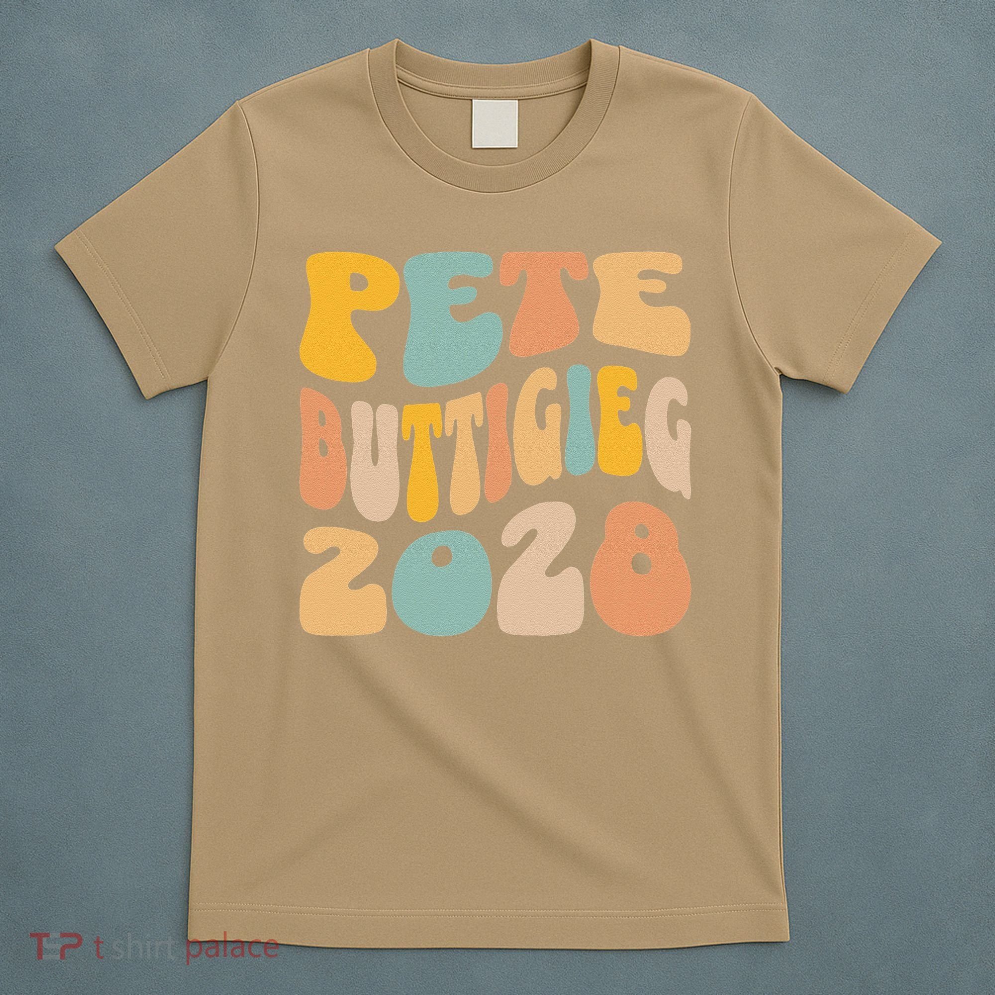 Pete Buttigieg 2028 For President Resist Wavy Election T-Shirt