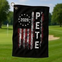 Pete Buttigieg 2028 For President  Golf Towel thumb 1