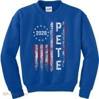 Pete Buttigieg 2028 For President  Kids Sweatshirt thumb 0