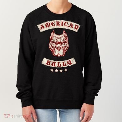 Pit Bull American Bully Dog Breed Mc Style Women's Sweatshirt