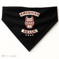 Pit Bull American Bully Dog Breed Mc Style USA-Made Doggie Bandana thumb 0