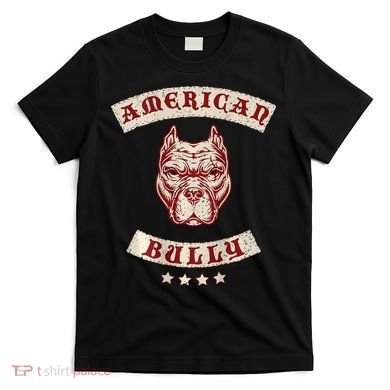 Pit Bull American Bully Dog Breed Mc Style T-Shirt