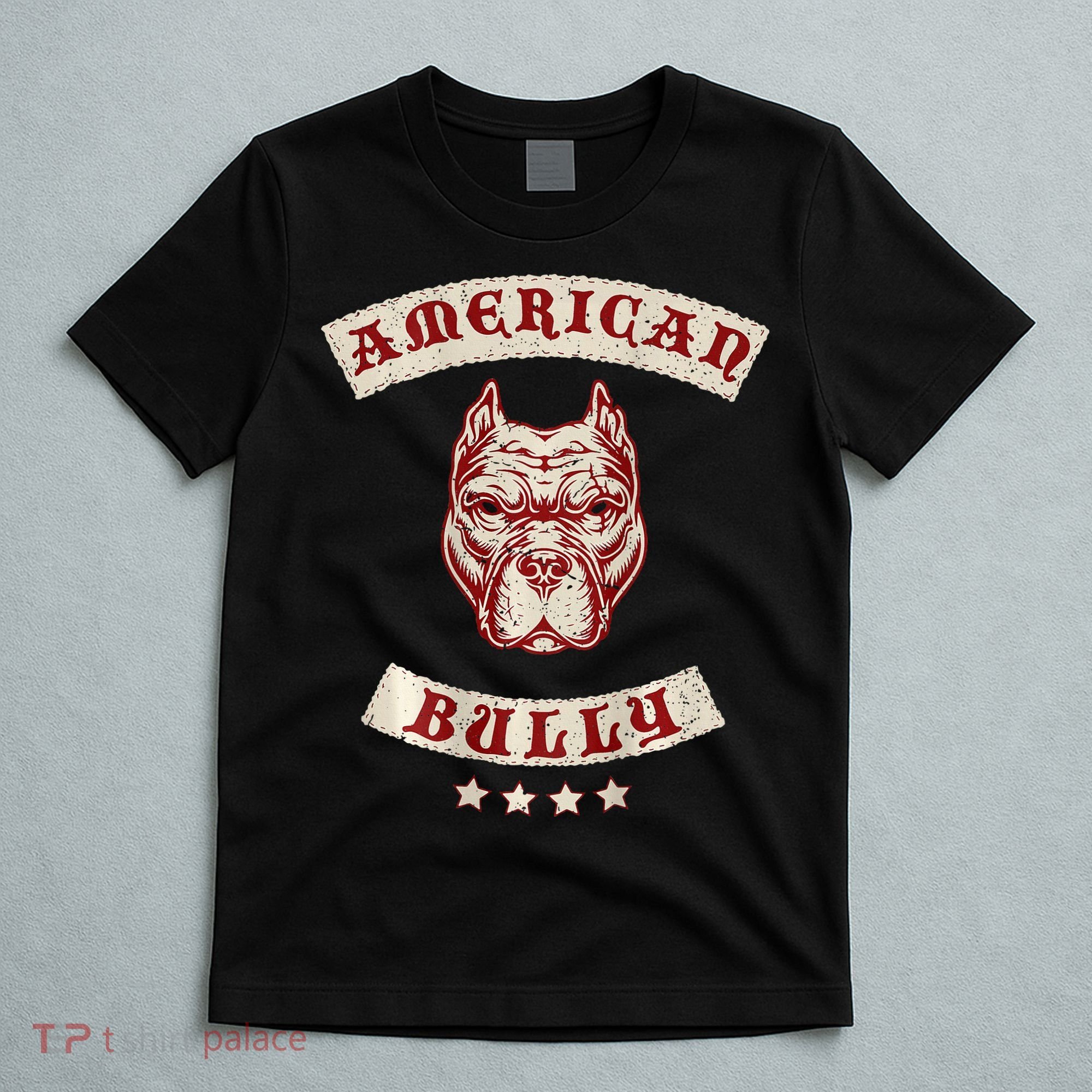 Pit Bull American Bully Dog Breed Mc Style T-Shirt