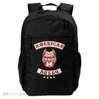 Pit Bull American Bully Dog Breed Mc Style Backpack thumb 0