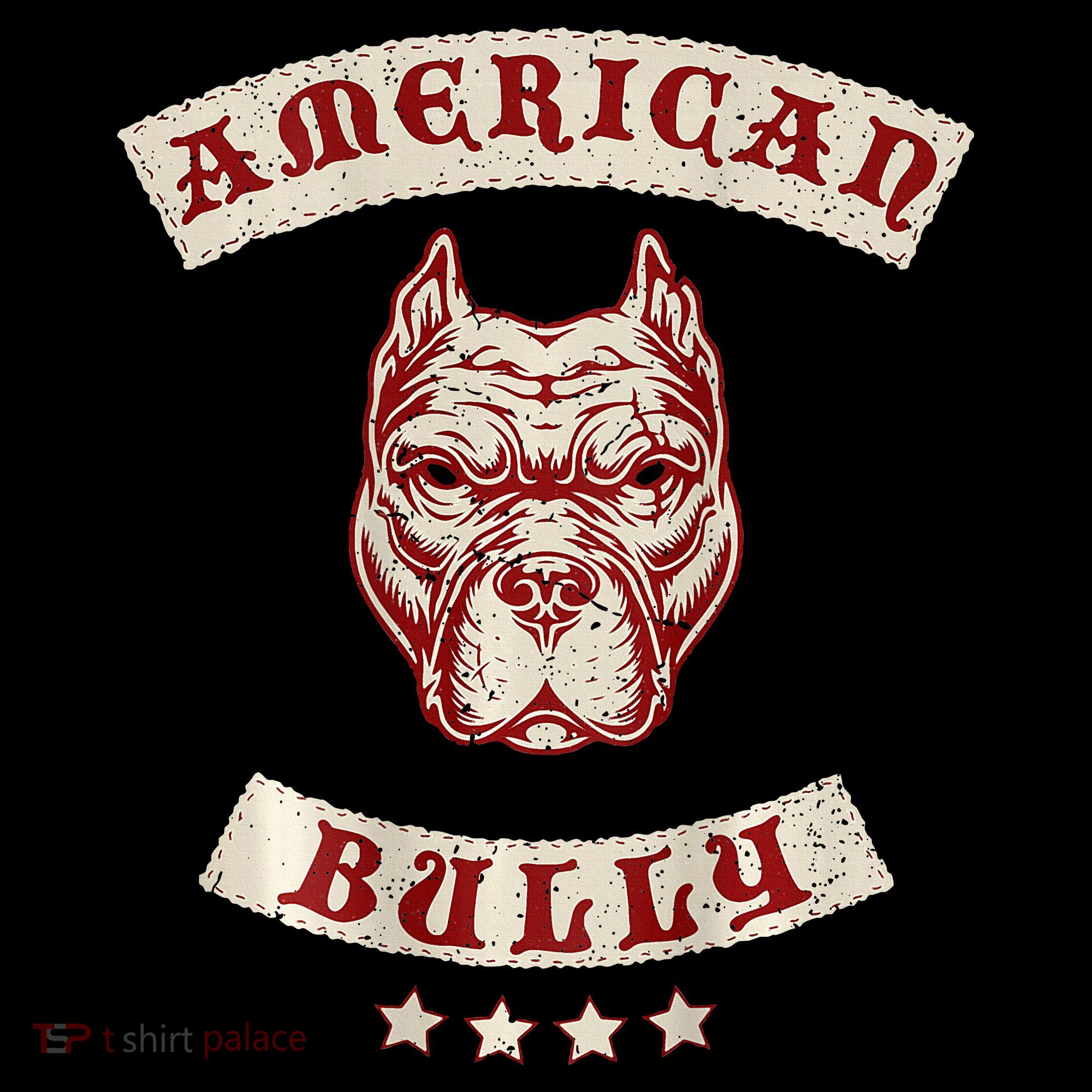 Pit Bull American Bully Dog Breed Mc Style Magnet