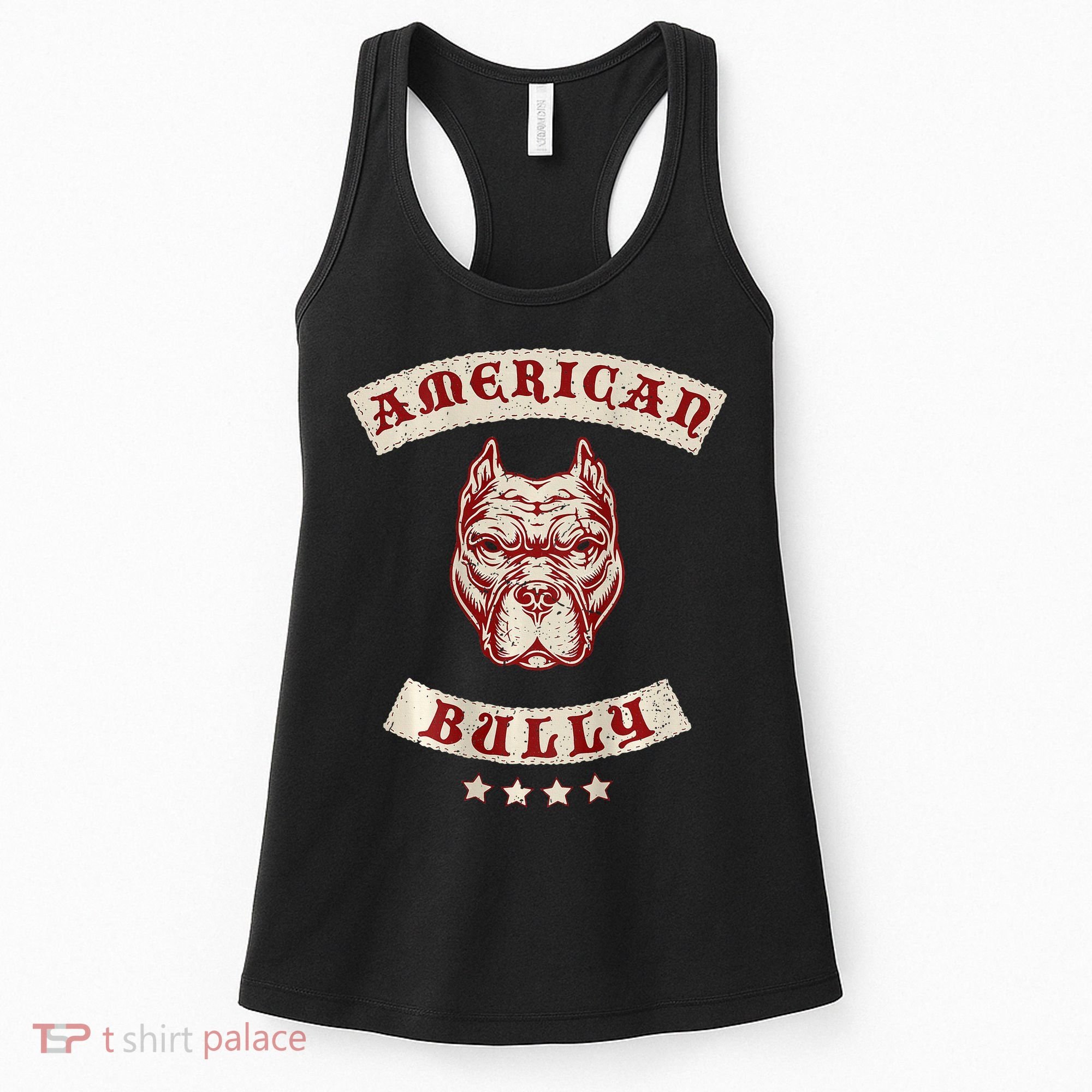 Pit Bull American Bully Dog Breed Mc Style Women's Tank Top