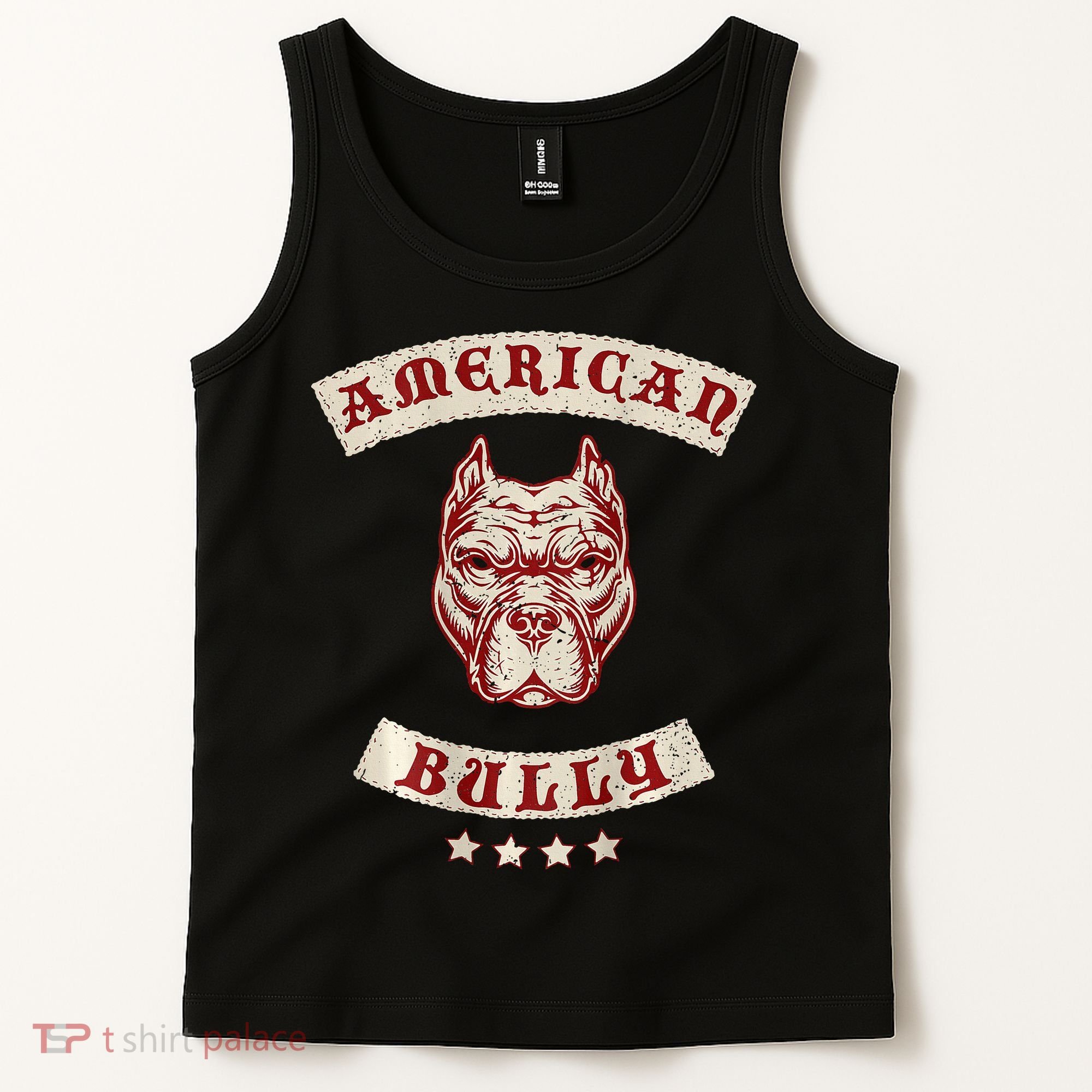 Pit Bull American Bully Dog Breed Mc Style Tank Top